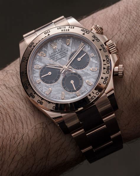 rolex gold meteorite|rolex meteorite dial price.